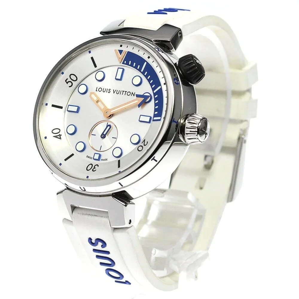 LOUIS VUITTON Tambour Street Diver QA124 Small seconds Quartz Men's Watch_807370